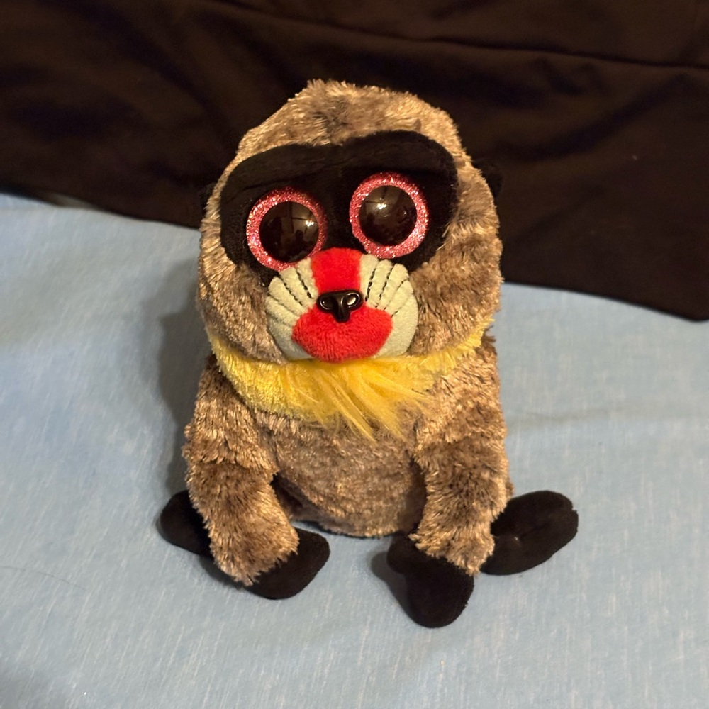 Ty Stuffed Animal with Brown and Black Fur